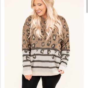 Cheetah Print Sweater